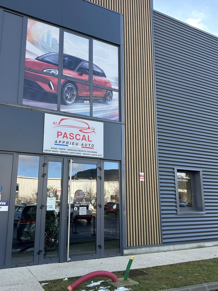 Façade réelle de Pascal Apprieu Auto à Apprieu